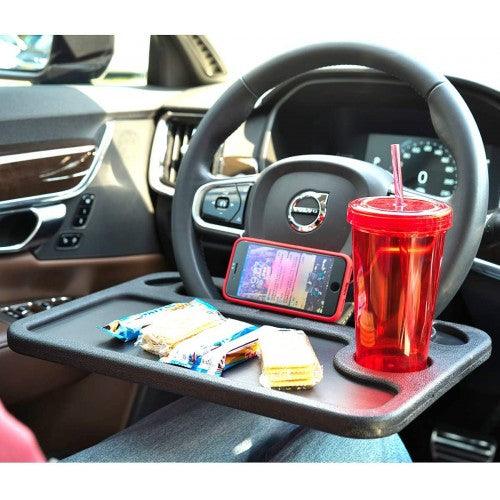 Multi-Purpose Steering Wheel Tray Double-Sided Eating Tray Laptop Desk Workstation - Toytexx Multi-Purpose Steering Wheel Tray Double-Sided Eating Tray Laptop Desk Workstation - Toytexx